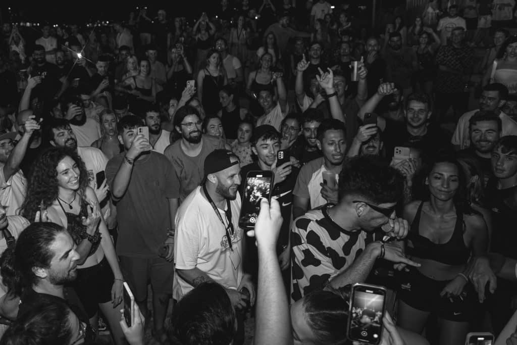 Event setup with sound and lighting Ibiza