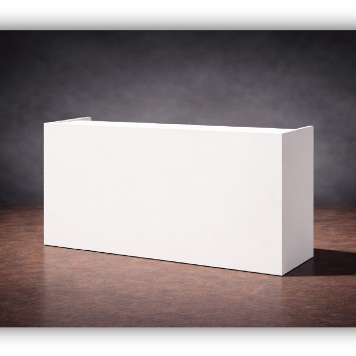 White Meta Booth Large
