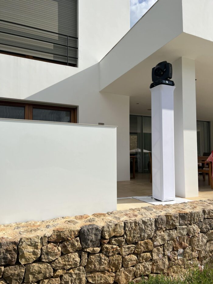 White Meta Booth Large - Imagen 4