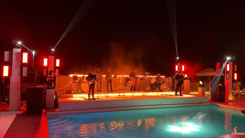 Stage with Lighting