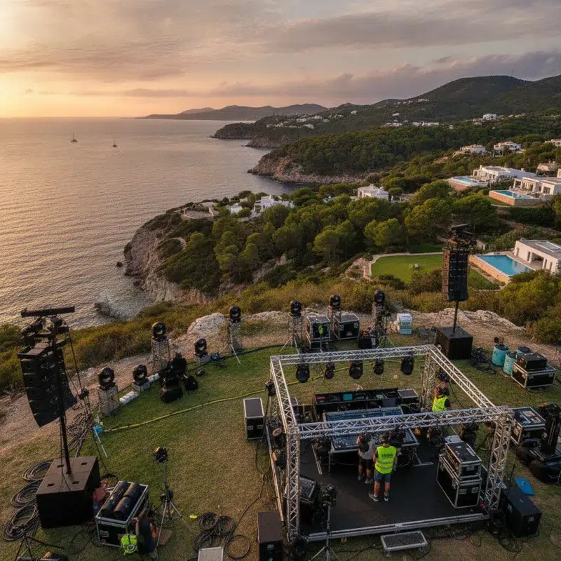 Producción audiovisual para eventos en Ibiza: lo que necesitas saber