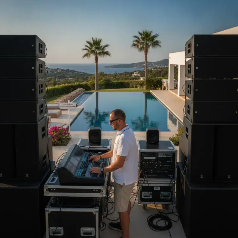 PA System Rental in Ibiza: Sizes, Brands and What to Expect
